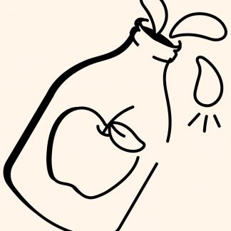 1 Glas Apfelsaft