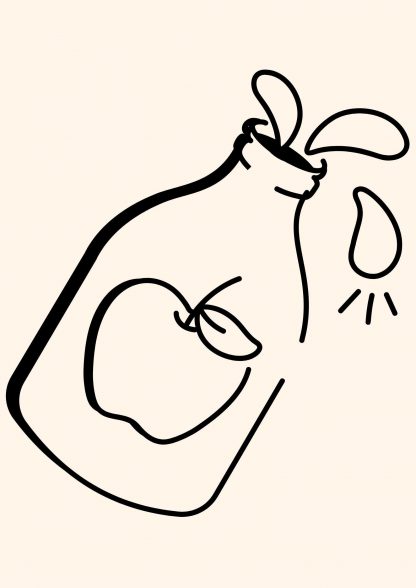 1 Glas Apfelsaft